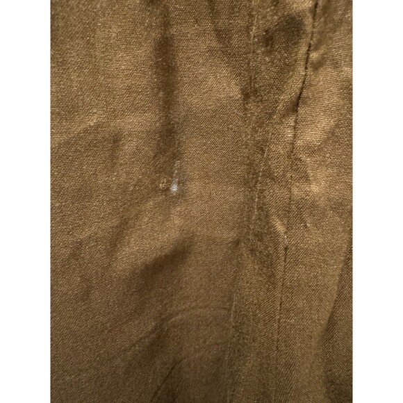 Calvin Klein Linen Blend Wide Leg Crop Pants - Picture 8 of 8